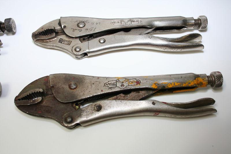 Irwin Peterson Vise Grip lot of 8 10WR 5WR 9LN Used Engraved, US $49.99, image 4