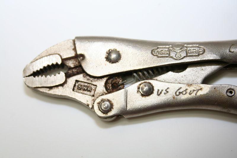 Irwin Peterson Vise Grip lot of 8 10WR 5WR 9LN Used Engraved, US $49.99, image 5