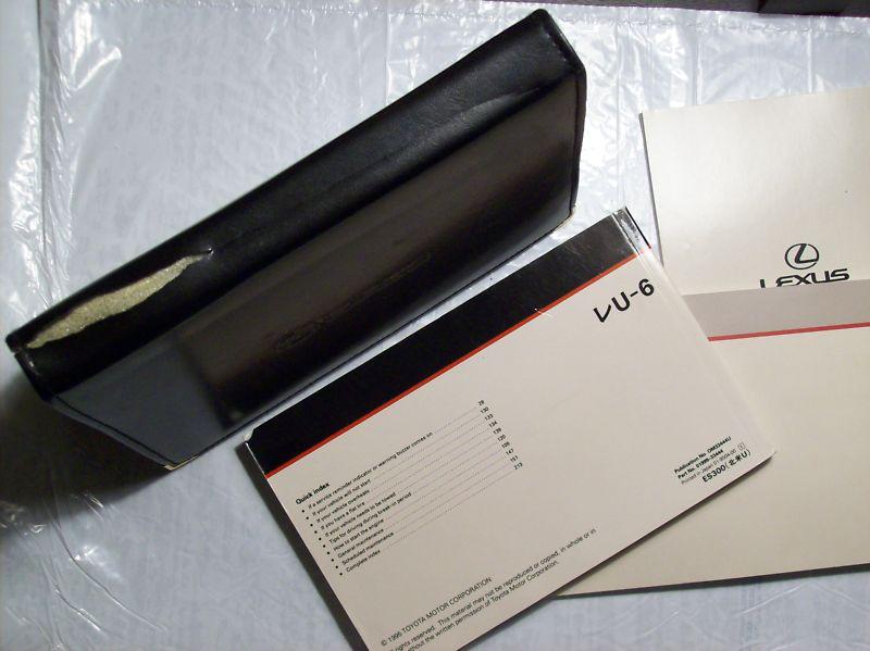 1995 LEXUS ES300 OWNERS MANUAL WITH CASE, US $19.95, image 2