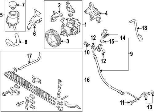 Infiniti 49726y0100 genuine oem factory original pressure hose washer