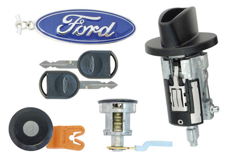 Ford ranger 2001-'11 p/u ignition lock & (black) door lock cylinders w/ 2 keys 