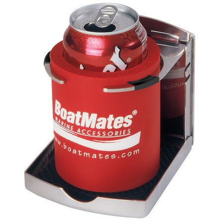 Boatmates stainless steel folding drink holder