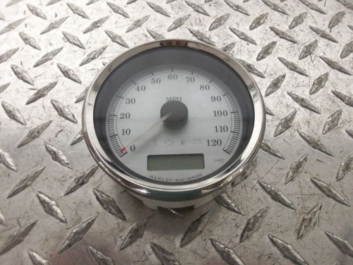 08-13 harley davidson touring flhx flhtc fltr silver face speedometer 5023 miles