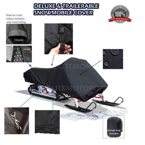 Purchase Axys™ Rush® Snowmobile Canvas Cover Black By Polaris In Laconia New Hampshire