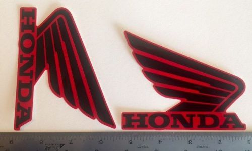 Honda wings red decals rancher 420 fourtrax recon foreman 500 &amp; 250