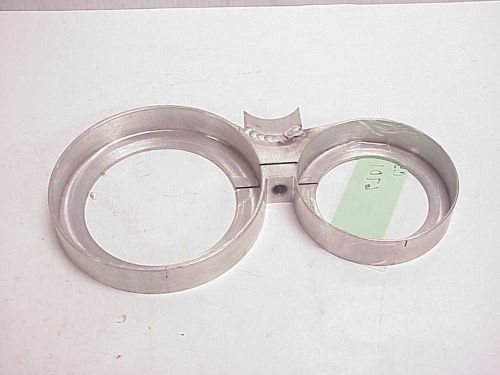 Billet aluminum firebottle clamp bracket base 5-1/4" &amp; 4" i.d. height 1-1/2" c5