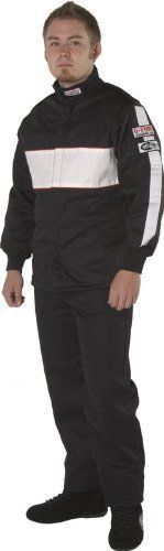 G-force 4385medbk gf 505 black medium triple layer racing jacket