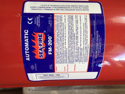 Automatic sea fire fm-200 cylinder