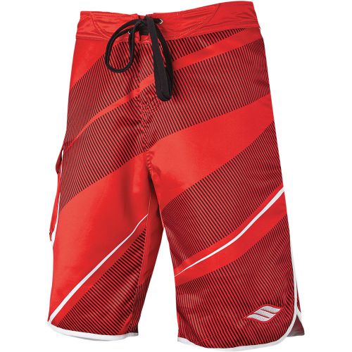 Slippery arc neo mens boardshorts black/red
