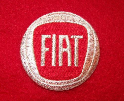 Fiat  iron on 100% embroidered embroidery patch  patches auto car  . italian ...