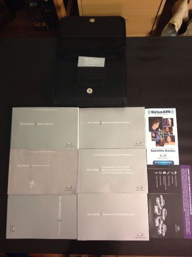 2013 infiniti g sedan us om kit