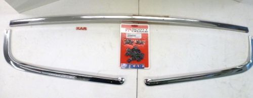 1965 1966 mustang, shelby convertible top boot moldings and installation kit.