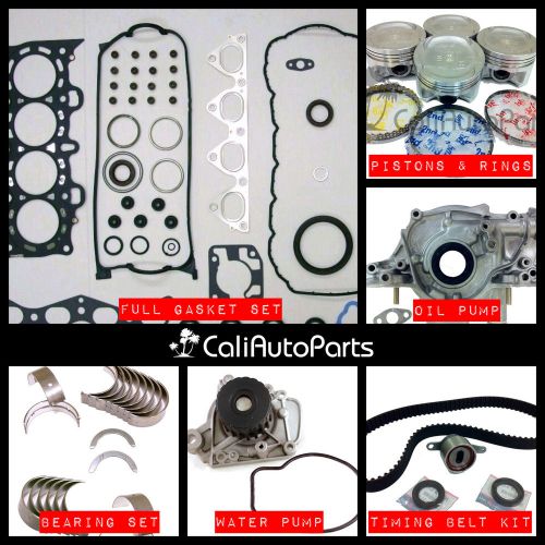 96-00 honda civic del sol 1.6 d16y5 d16y7 d16y8 sohc master engine rebuild kit