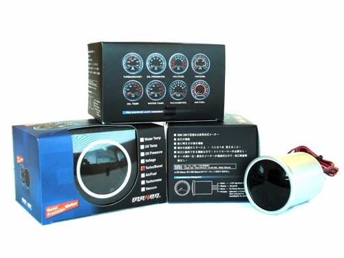 Megan racing version 1 (black face) vacuum gauge (52mm)