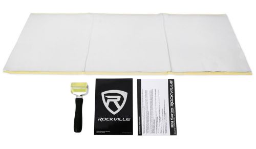 Rockville rockmat rm12 12 sq ft sound dampening/deadening material car door kit