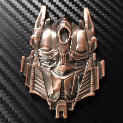 3d car front grill grille fender hood metal emblem badge transformers autobot