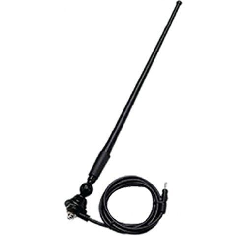 Seaworthy 16" flex rubber antenna black 54" cable seaurb3s swivel base lc