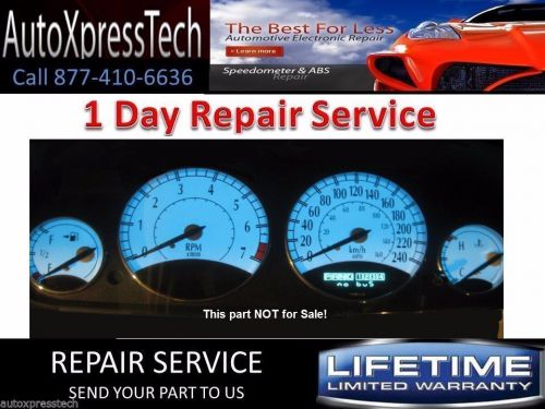2004 chrysler sebring backlight gauge cluster repair service backlighting repair