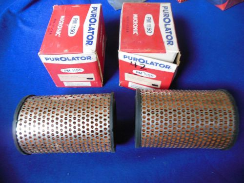 Nors purolator air filters (2) 1965-66 porsche 912 carburettor cars  pm1150