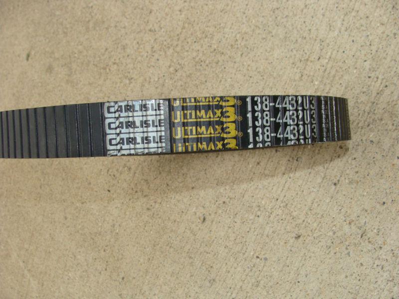 Carlisle ultimax 3 138-4432u3 belt snowmobile clutch primary vmax yamaha 