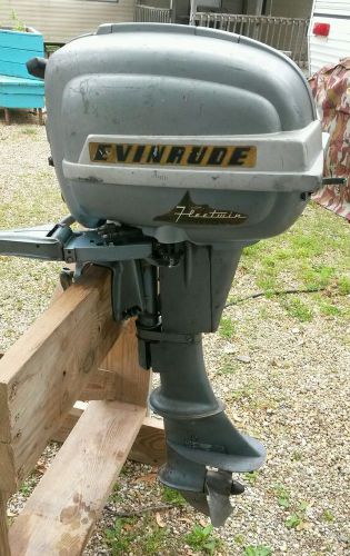 1954 evinrude 7.5 hp fleetwin outboard motor model vintage antique