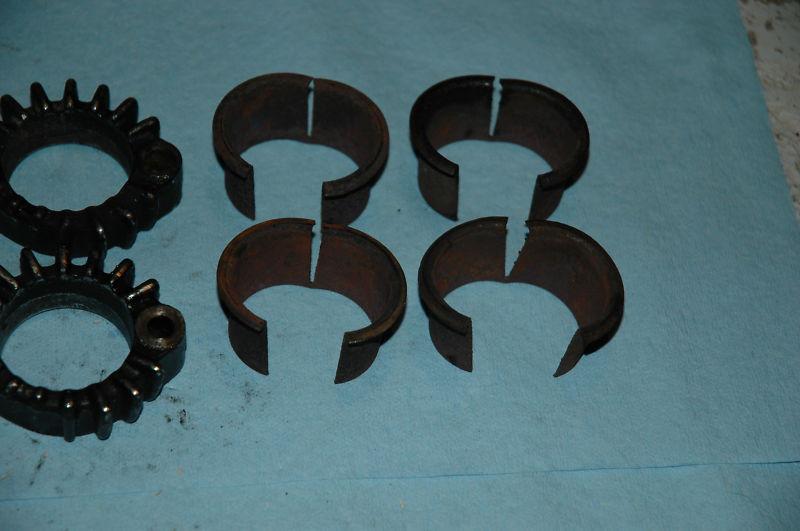 Dragbike KZ Z1 73-80 Set 8mm 1000 Exhaust Flanges w/Bushings Vintage Kawasaki, US $9.99, image 3