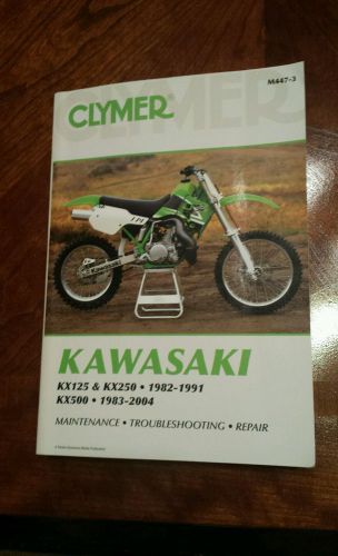 Clymer's kawasaki kx 125, 250, &amp; 500 maint, troubleshooting, &amp; repair manual