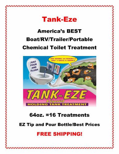 Tank-eze 16 treatment  americas best  holding tank treatment rv-boats-trailers