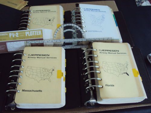 Jeppesen airway manual set, eastern u.s. 1980's