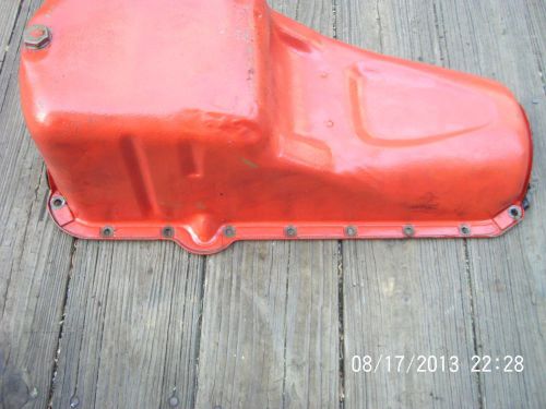 Vintage 1955 chevy 265 v8 oil pan with mounting bolts rare hard to find