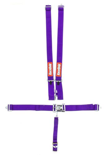 Racequip purple bolt-on/wrap around 5 point latch and link harness p/n 711051