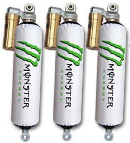 White shock covers yamaha raptor 700 r 700r (set 3)