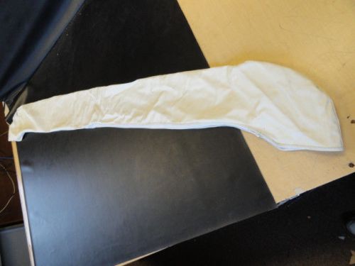 Bimini boot off white vinyl with white zipper 73" x 7" marine boat