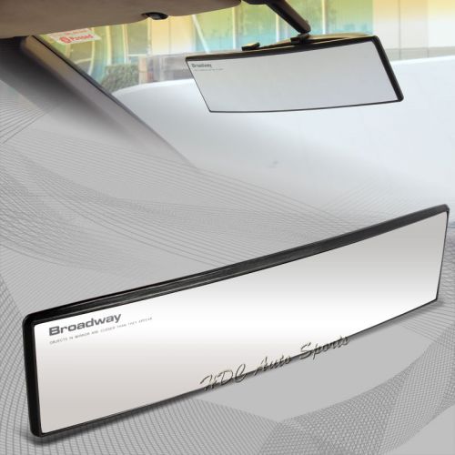 Broadway 300mm wide convex interior clip on rear view clear mirror universal 3