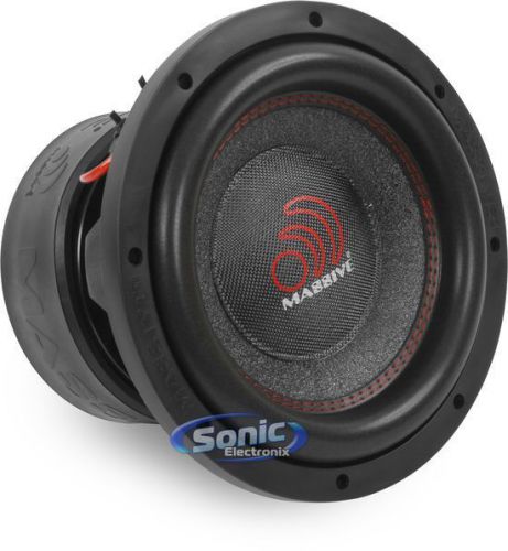 New! massive audio summo-104 1500w 10" dual 4 ohm car subwoofer car audio sub