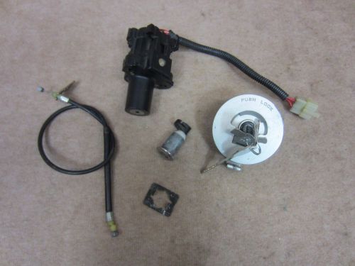 03 04 05 06 honda cbr 600rr 600 rr lock set ignition trunk gas cap key oem