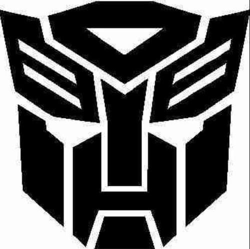 Transformer vinyl decal for car or laptop