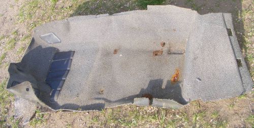 1986 fiero gray lh driver carpet molded insert pad oem 84 85 87 88 44k pontiac