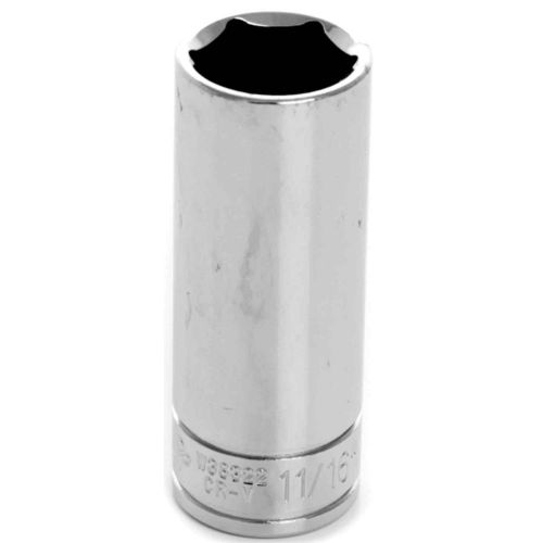 Performance tool w38322 socket socket-3/8'' dr 6pt deep 11/16