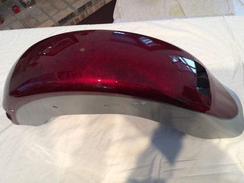 2005 harley davidson silver stalker skull fender 2001+ flstfi, 2004  flstf carb