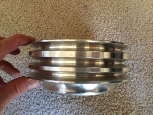 Sbc aluminium 3 groove crank pulley