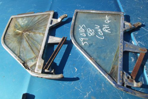 1959 1960 oldsmobile pontiac chevrolet buick convertible quarter windows pair