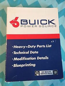 Buick power source v6 technical data parts and modification manual 1985 1st ed
