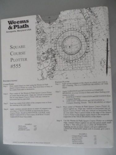 Weems &amp; plath square course plotter #555