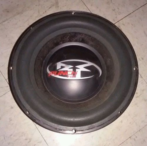 Old school rockford fosgate punch he rfp3810 10in subwoofer bass amp car audio