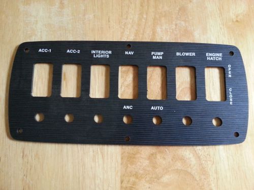 Marine electric switch panel for boat for world cat catamaran boat ribbed black