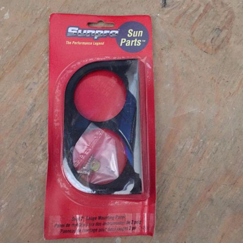 Sunpro dual 2&#034; gauge mounting panel new cp7551