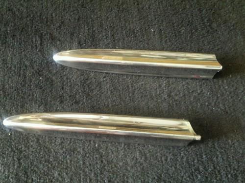 1957 chevy 150 210 top quarter panel stainless spears original