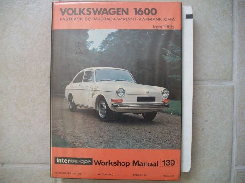 1965 volkswagen 1600 work shop manual 139  intereurope