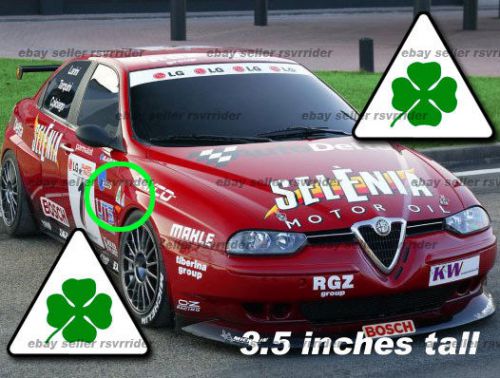Alfa romeo corse clover decals sticker scuderia